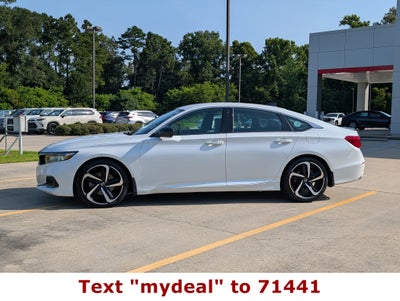2022 Honda Accord Sedan Sport