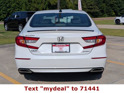 2022 Honda Accord Sedan Sport