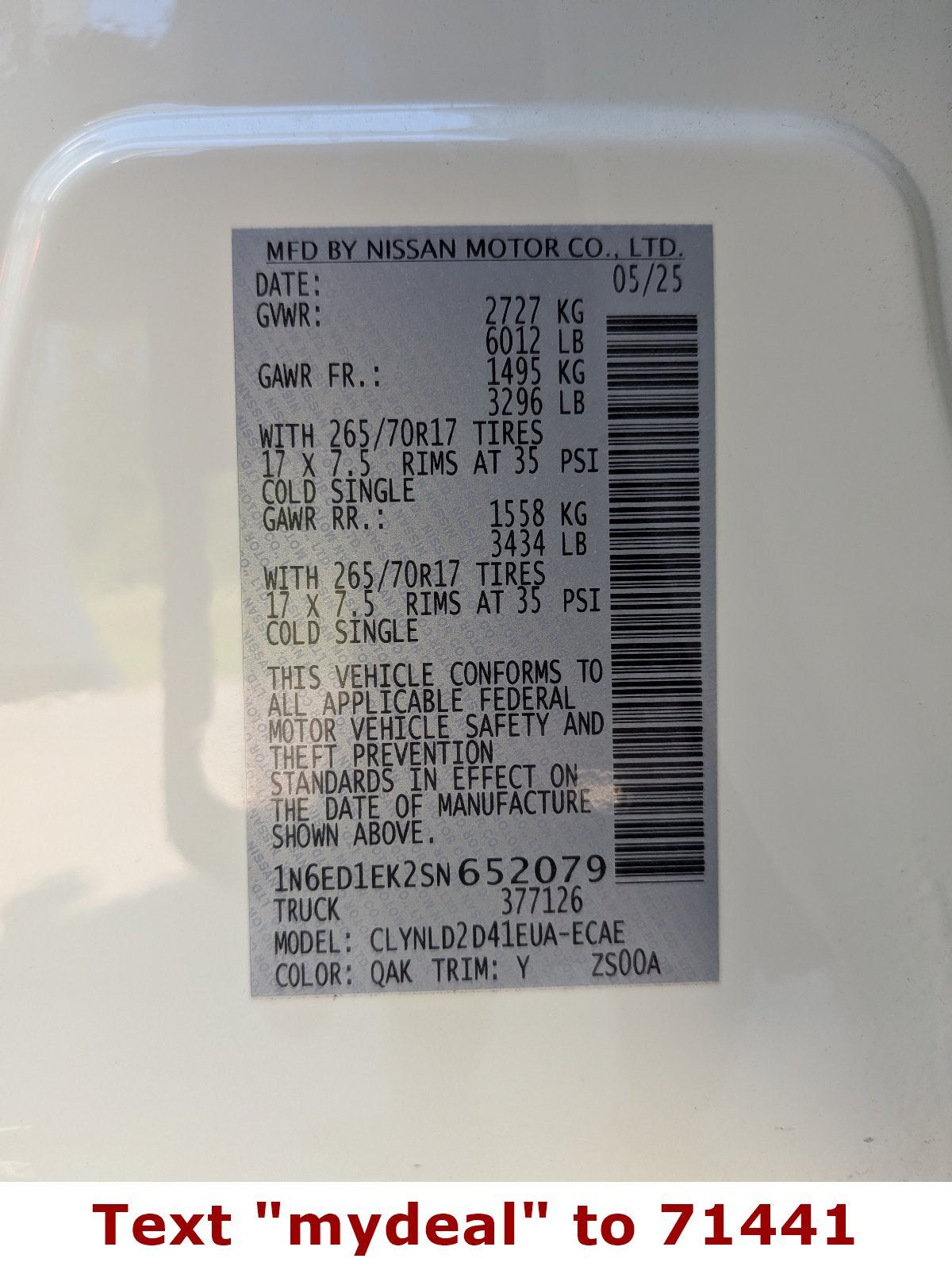 2025 Nissan Frontier PRO-4X