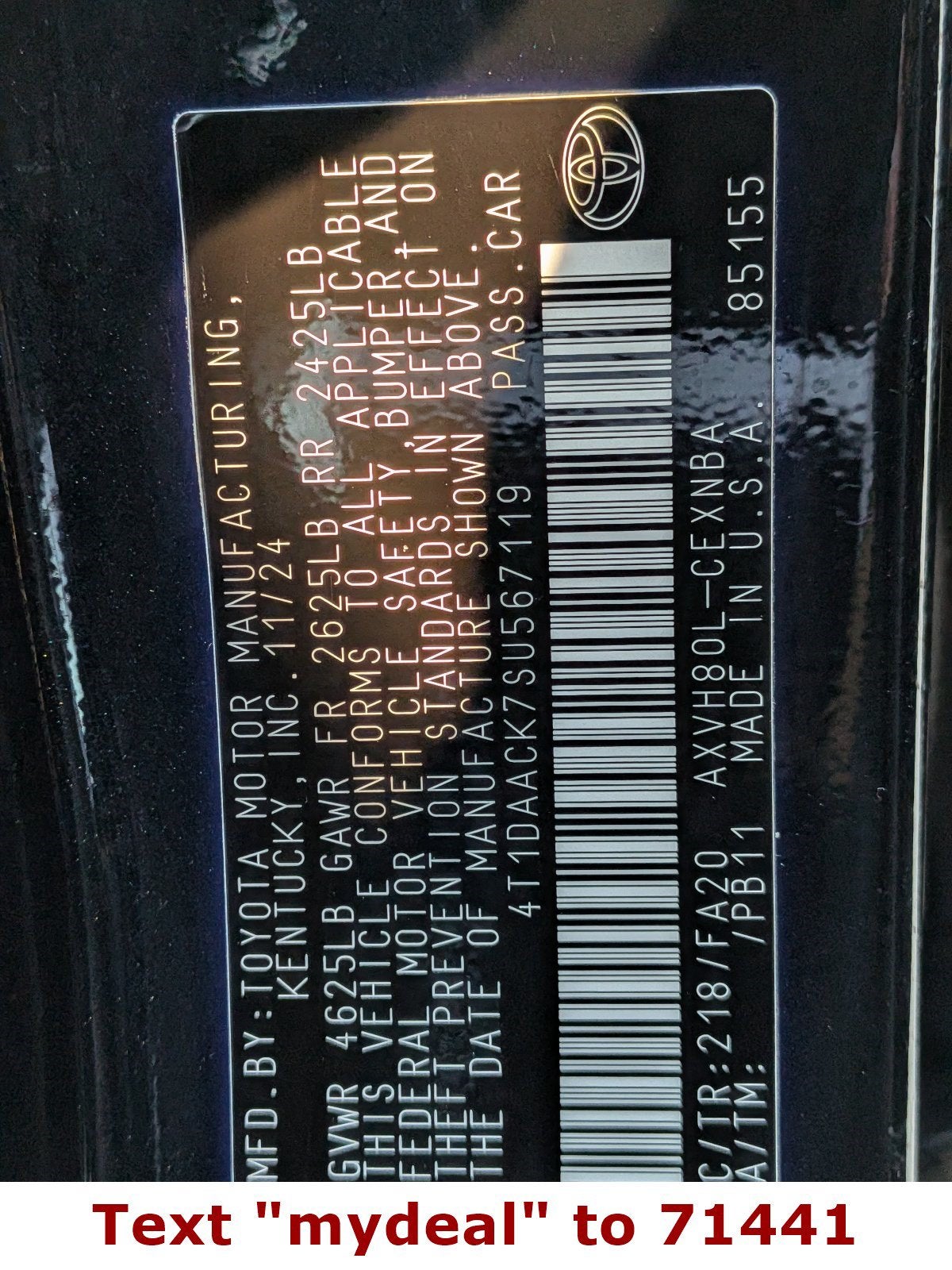 2025 Toyota Camry LE