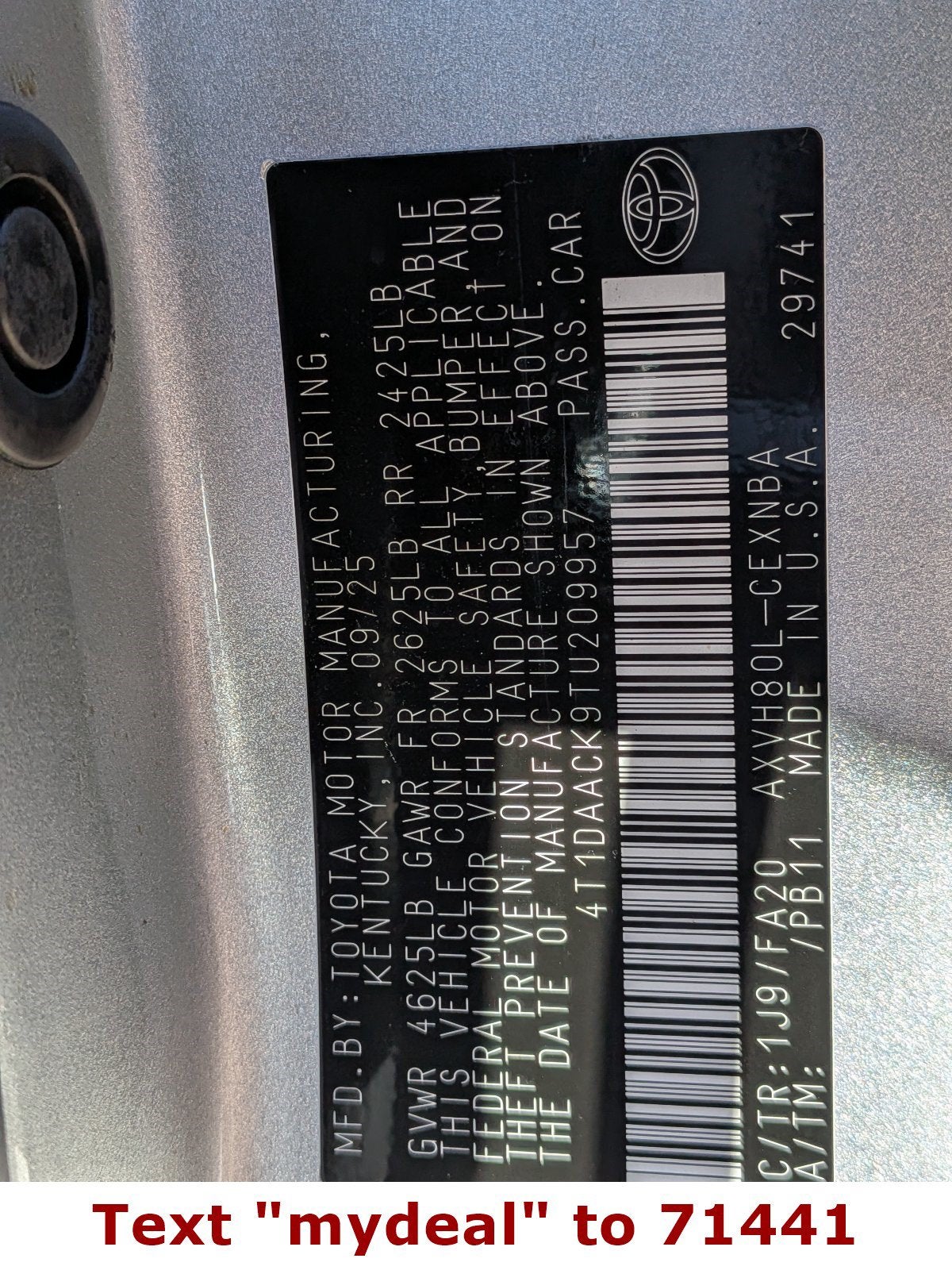 2026 Toyota Camry LE