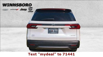 2025 Toyota Grand Highlander Base